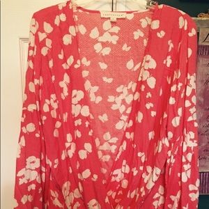 LOVESTITCH Floral Wrap Blouse 💕